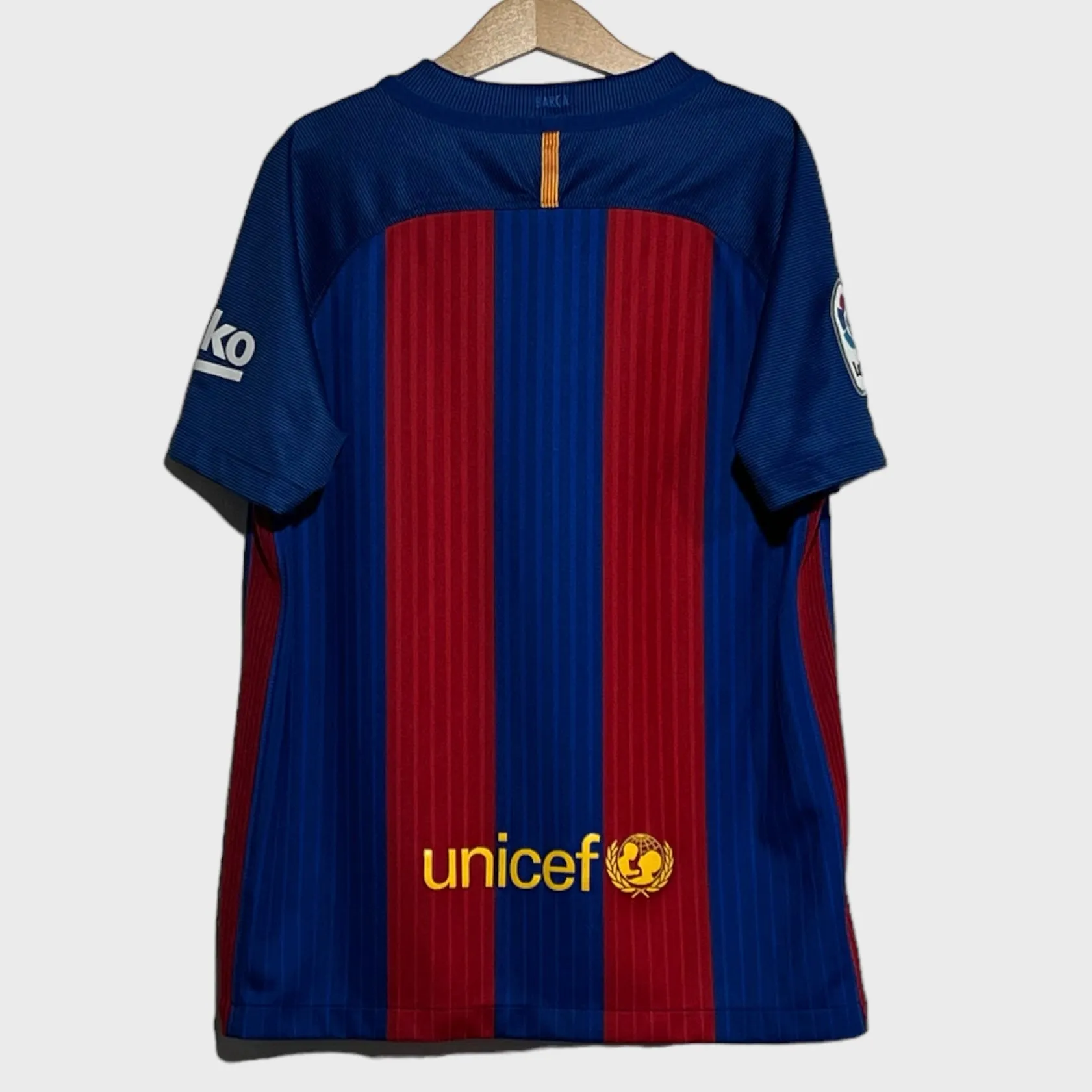 2016/17 FC Barcelona Home Jersey Youth M