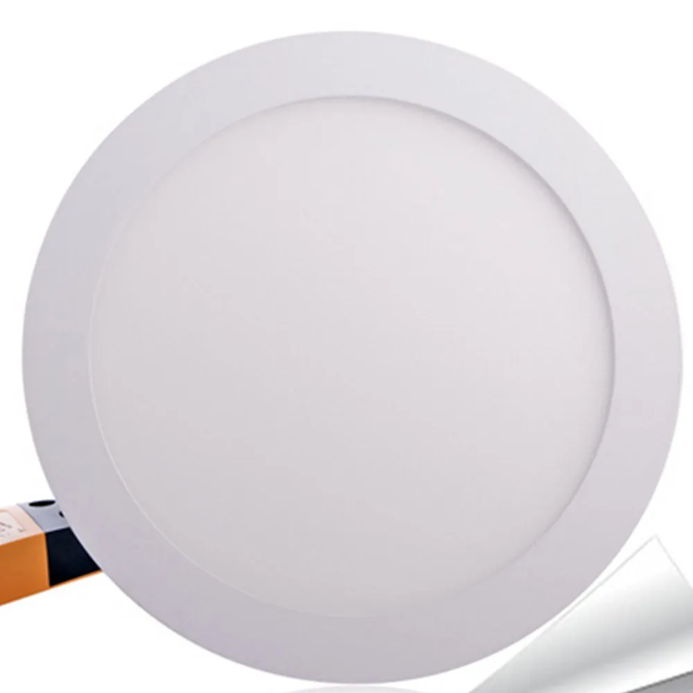 24W LED Round Recessed Ceiling Flat Panel Down Light Ultra Slim Lamp Cool White 4000K, 280mm Diameter, 30000 Hour Lifespan, Low Energy Consumption