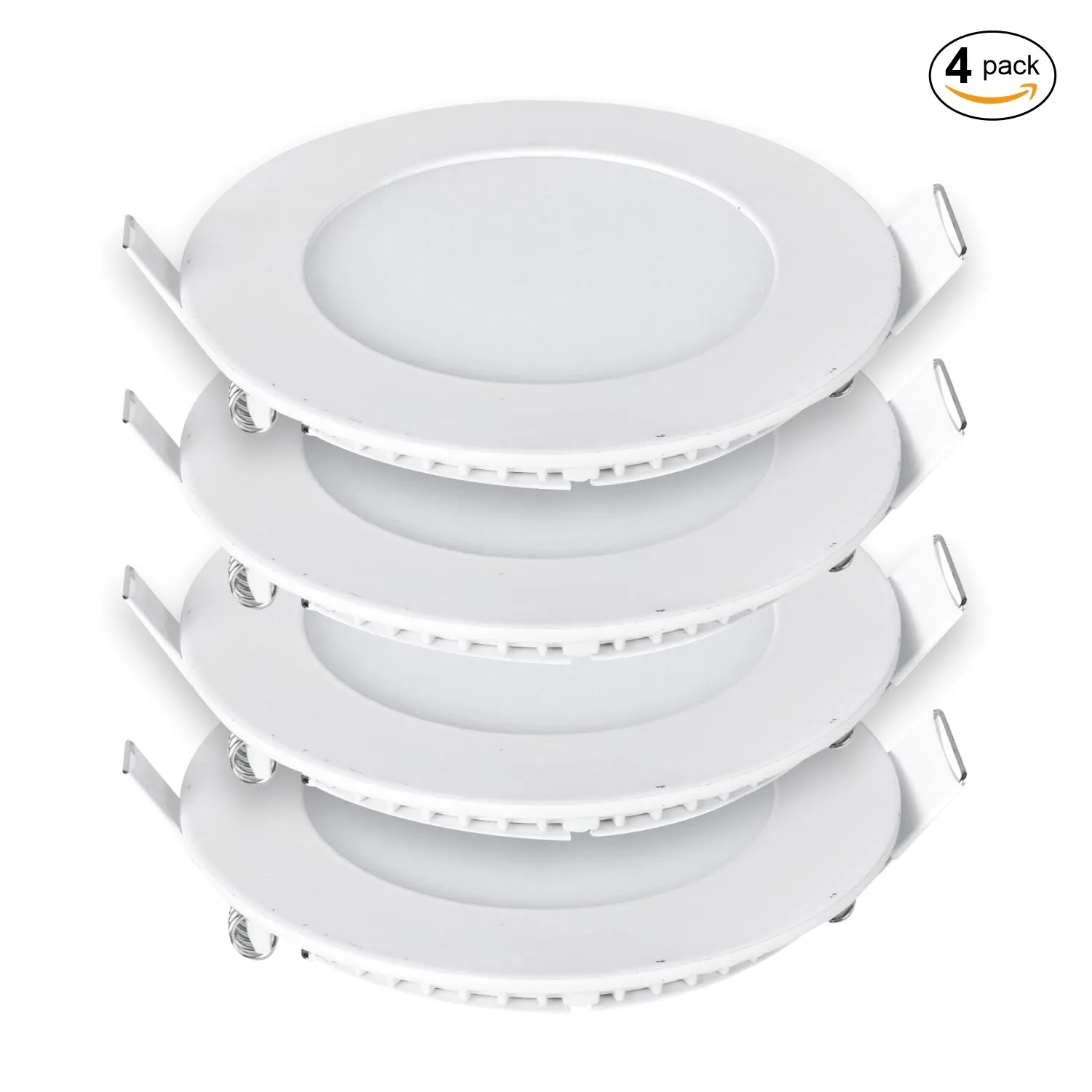 24W LED Round Recessed Ceiling Flat Panel Down Light Ultra Slim Lamp Cool White 4000K, 280mm Diameter, 30000 Hour Lifespan, Low Energy Consumption