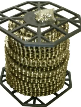 #41NP Nickel Plated Roller Chain 100FT Roll Corrosion Resistant