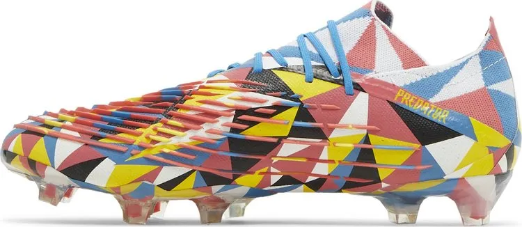 Adidas Predator Edge.1 FG 'Geometric' Boots, Blue