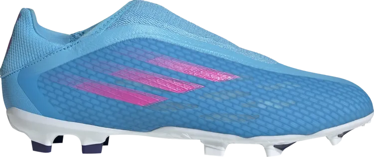 Adidas X Speedflow 3 Laceless FG Men's Cleats, blue