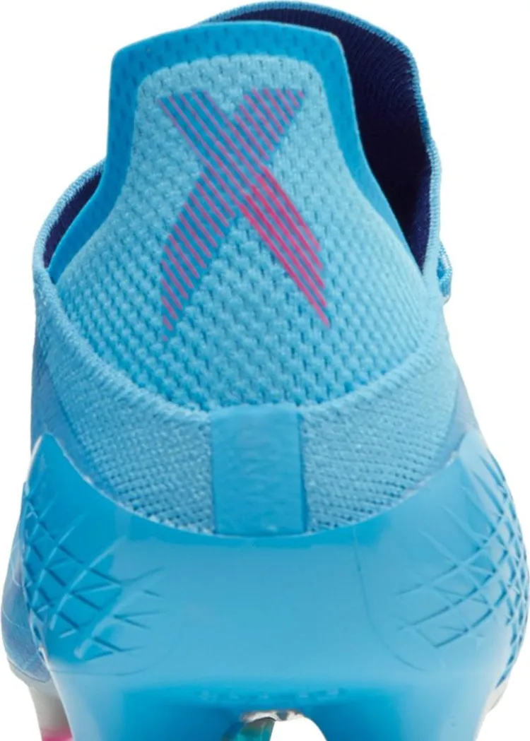 Adidas X Speedflow.1 FG 'Sky Rush Team Shock Pink' Boots, Blue