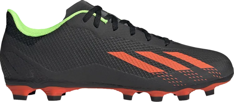 Adidas X Speedportal.4 FG 'Black Solar Red' Boots, Black
