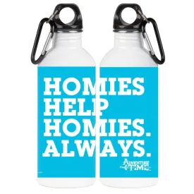 Adventure Time Homies Help Homies Water Bottle