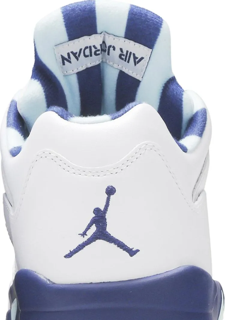 Air Jordan 5 Low Golf NRG Wing It Cleats, White