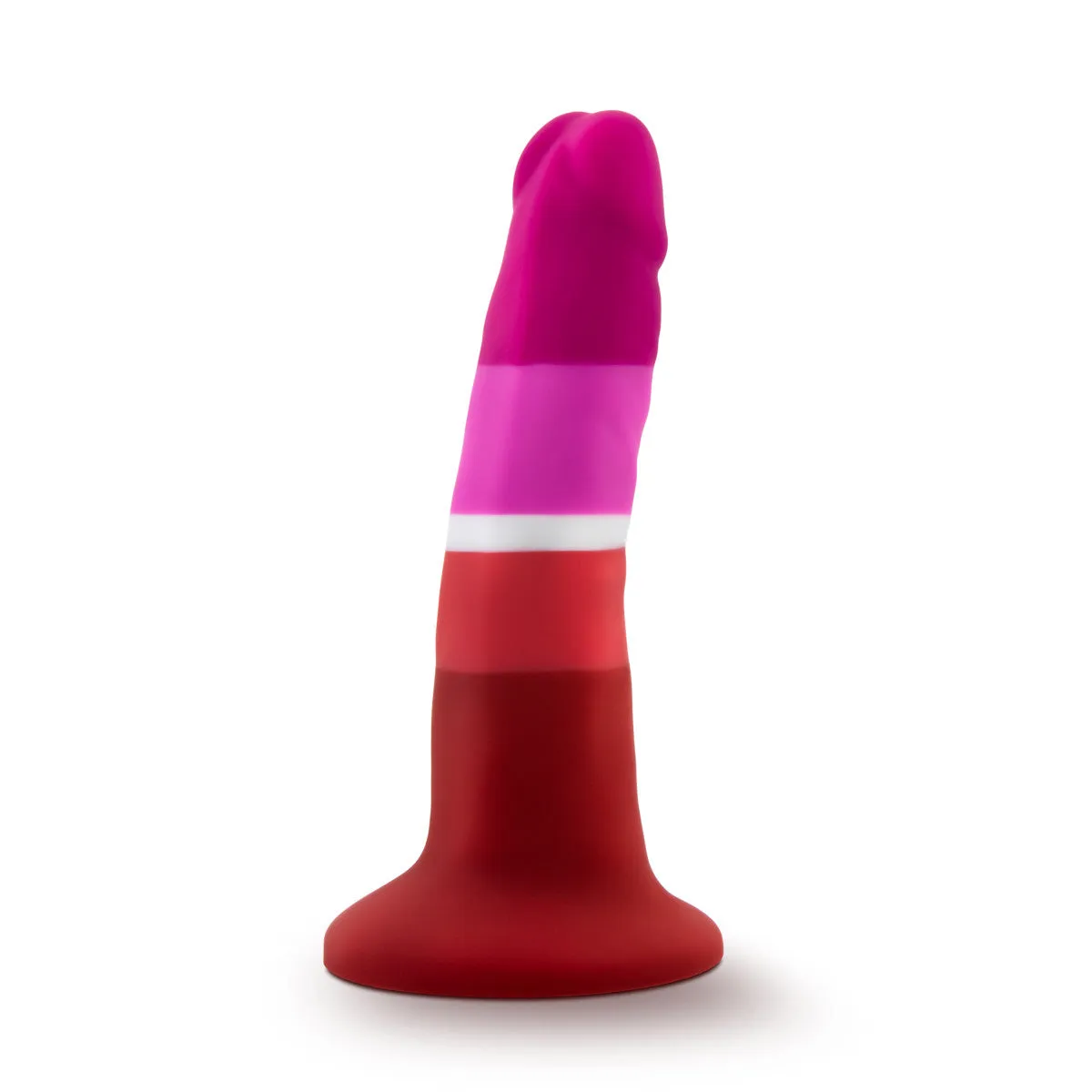 Avant By Blush® | Pride Beauty P3: Artisan 5 Inch Dildo with Suction Cup Base - Elegantly Made with Smooth Ultrasilk® Purio™ Silicone
