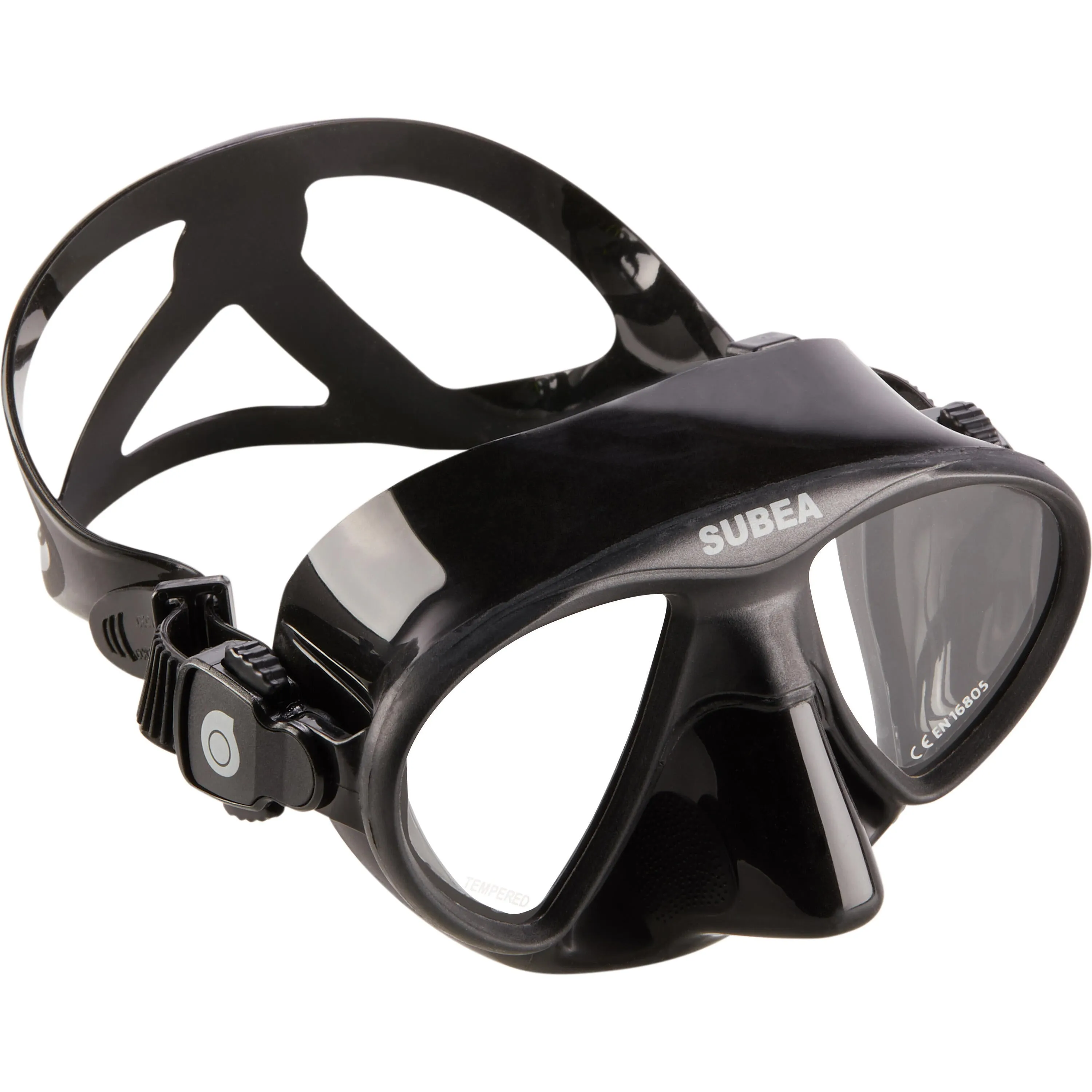 Black spearfishing mask SPF 900 Subea