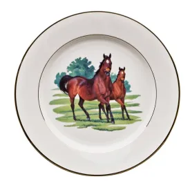 Bluegrass Charger 12" - Julie Wear Equestrian Tableware Bluegrass Charger 12" - Julie Wear Equestrian Tableware