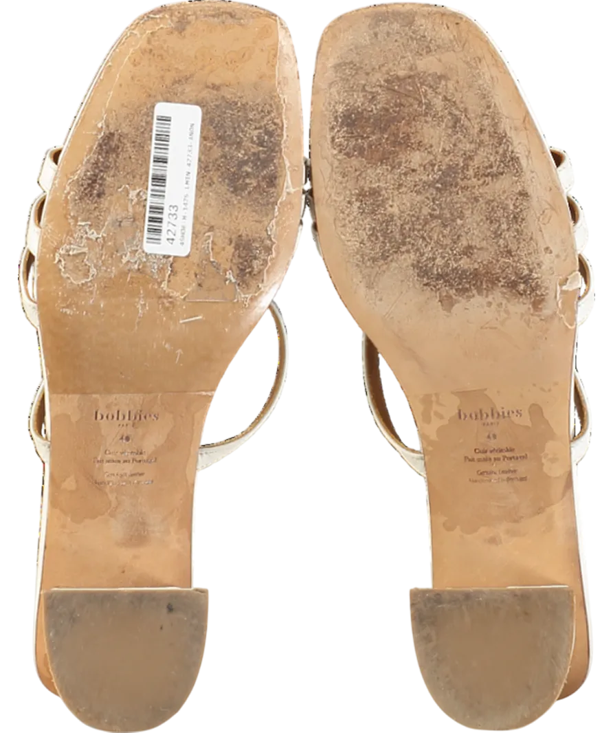 bobbies White Sonja - Off-white Sandals UK 7 EU 40 👠