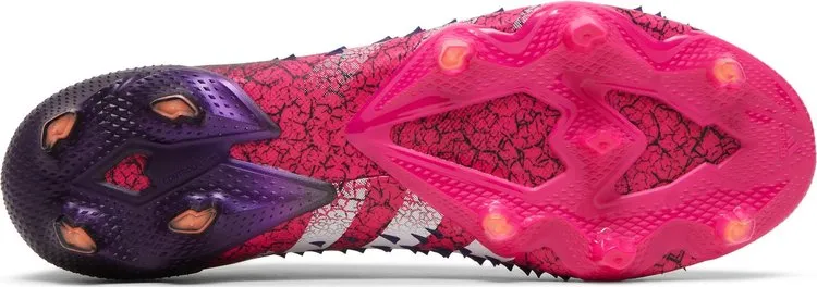 Children's boots Adidas Predator Freak.1 FG, pink/black