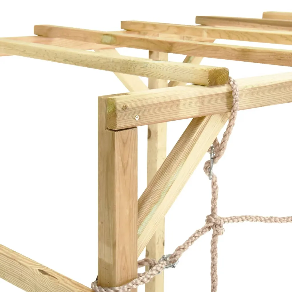 Cimbing Frame 240x100x170 cm Impregnated Pinewood