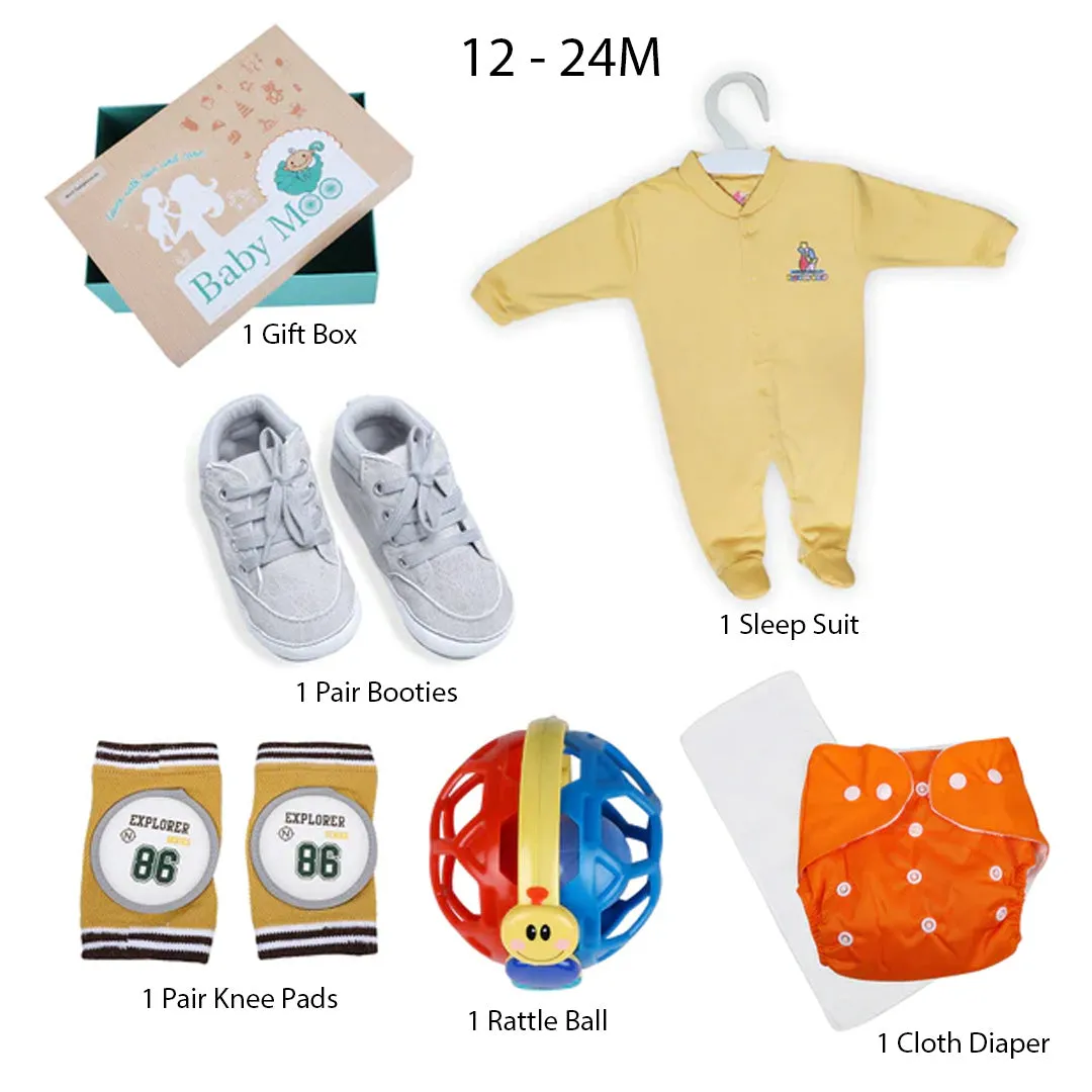 Crawling And Growing Gift Hamper Unisex Multicolour