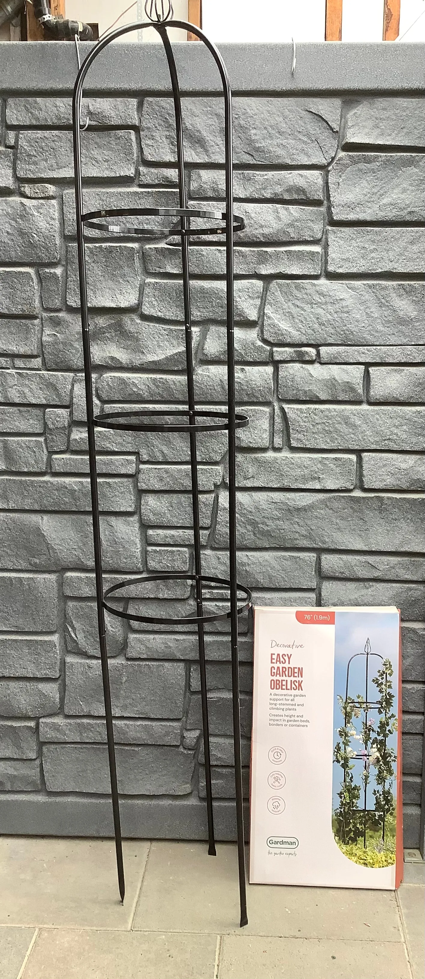 Decorative Easy Garden Obelisk 75" H x 13"