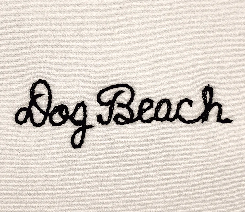 Dog Beach Hawaii Chain Stitch Crew