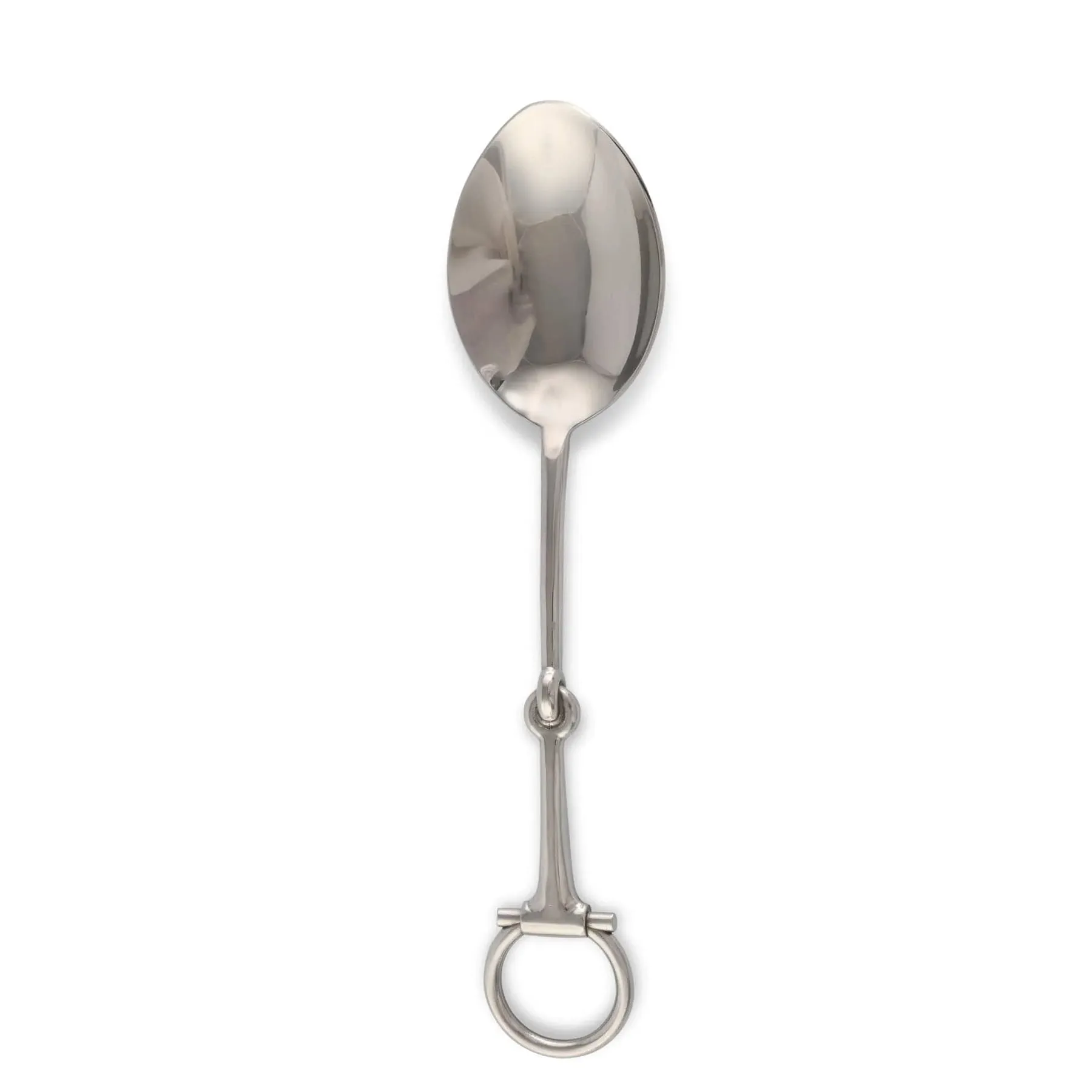Equestrian Bit Serving Spoon - Matt Silver