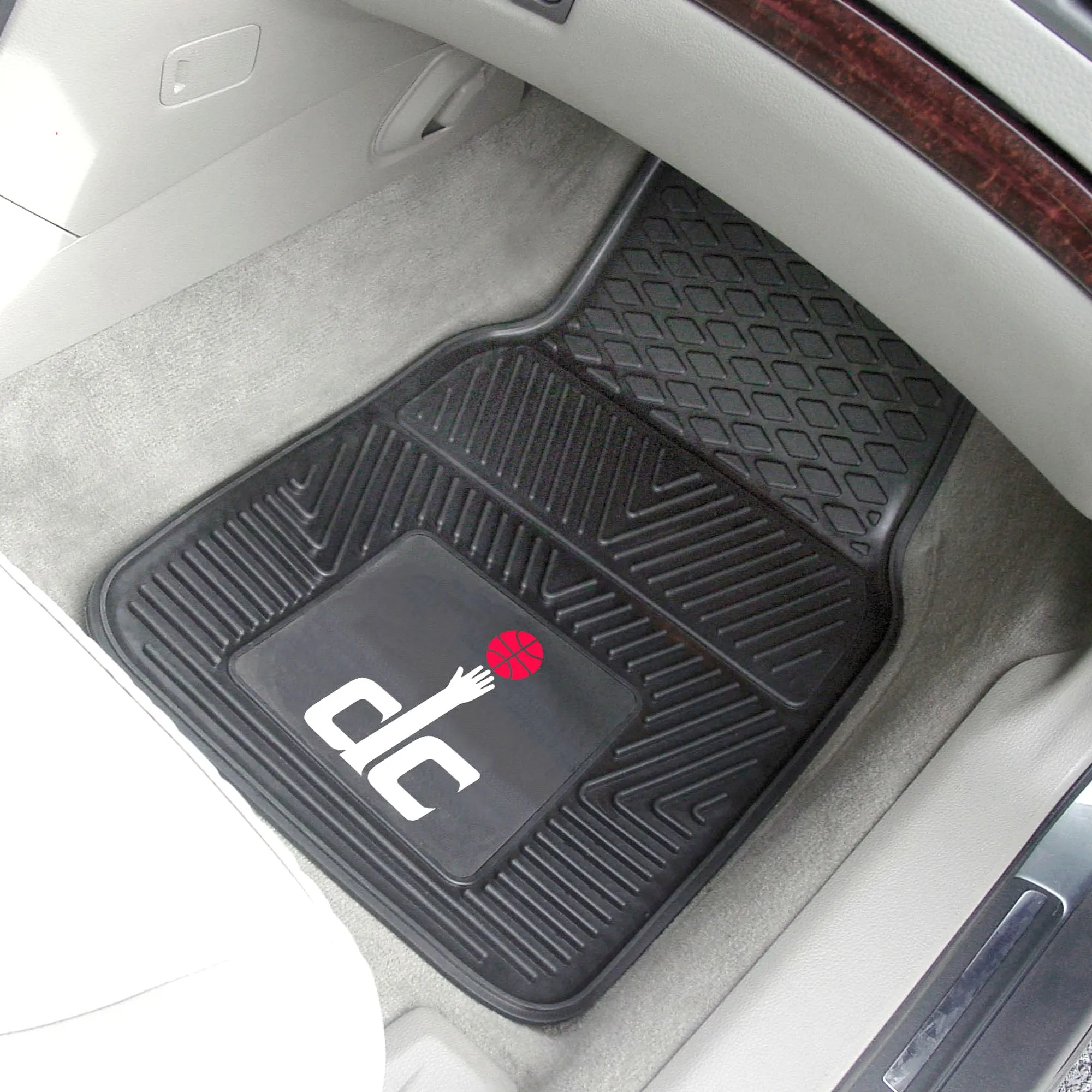 Fanmats Washington Wizards Heavy Duty Car Mat Set - 2 Pieces