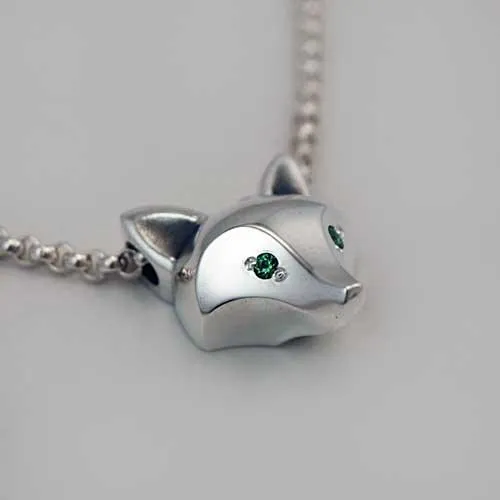 Fox Mask Pendant - Diamond Eyes Colors