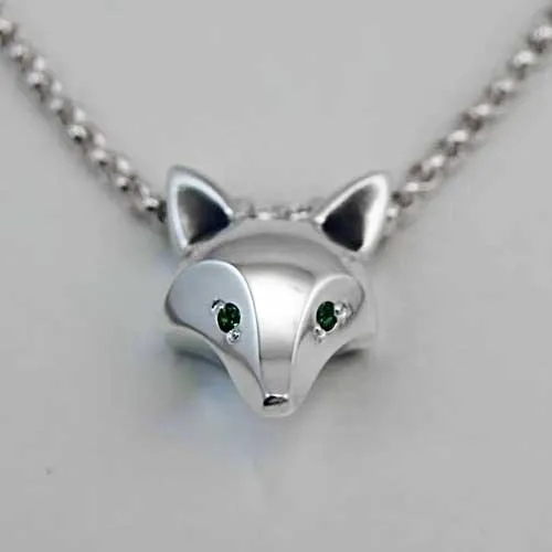 Fox Mask Pendant - Diamond Eyes Colors