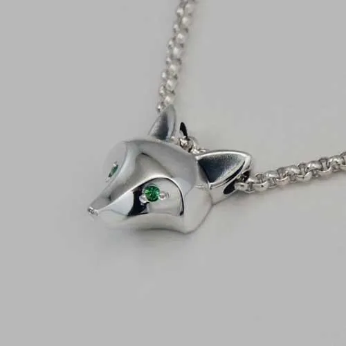 Fox Mask Pendant - Diamond Eyes Colors