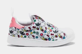 Hello Kitty Superstar 360 Preschool Lifestyle Shoes (White)