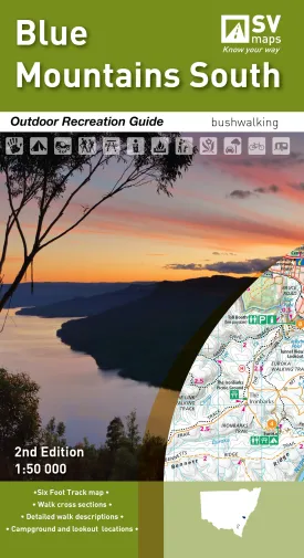 Hema Maps Blue Mountains South Map