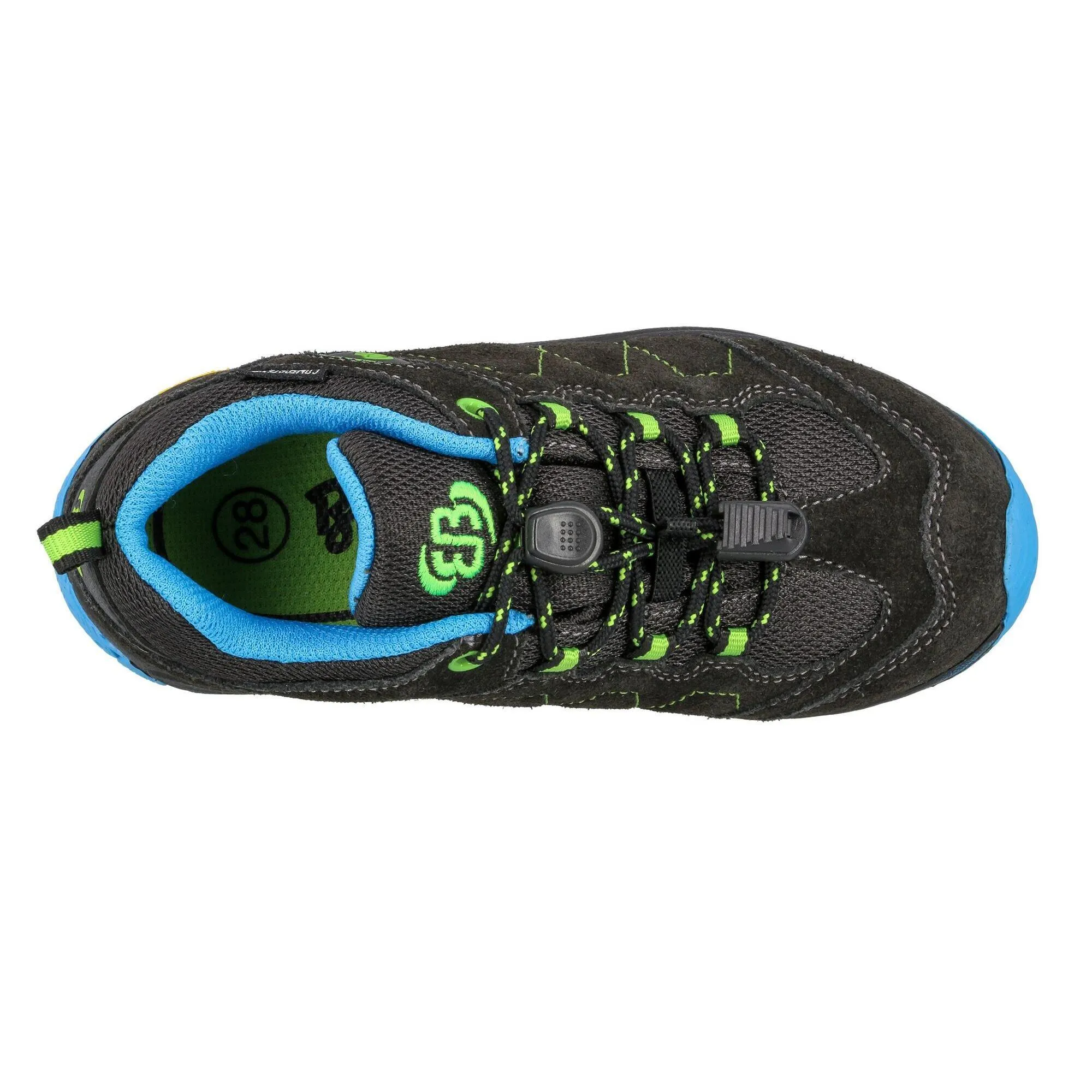 Hiking boots for boys Brütting Bergen Low, gray
