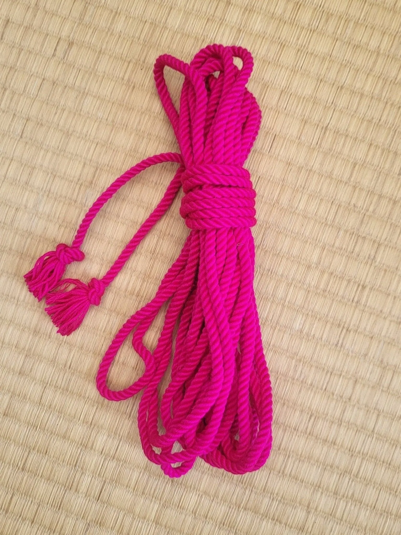 ‘Hot Pink’ Bamboo Bondage Rope