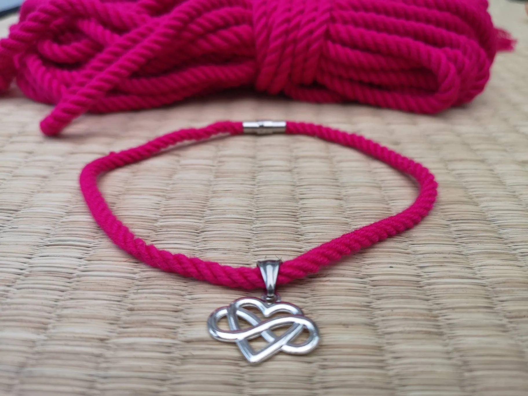 ‘Hot Pink’ Bamboo Bondage Rope