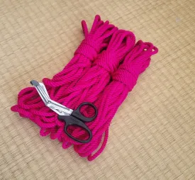 ‘Hot Pink’ Bamboo Bondage Rope