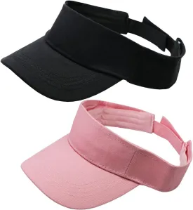 Kids-Girls-Visor Beach-Sun-Hat Adjustable Sun Protection Summer Outdoor Sports Cap for 6 to 12 Years