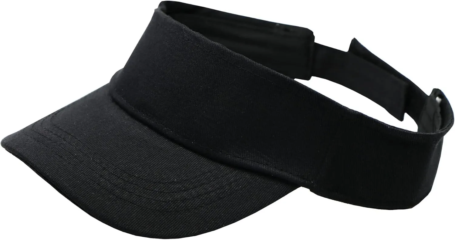 Kids-Girls-Visor Beach-Sun-Hat Adjustable Sun Protection Summer Outdoor Sports Cap for 6 to 12 Years