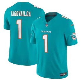 Men's Tua Tagovailoa Aqua Miami Dolphins Vapor FUSE Limited Nike Jersey