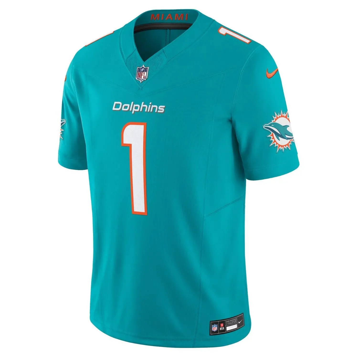 Men's Tua Tagovailoa Aqua Miami Dolphins Vapor FUSE Limited Nike Jersey