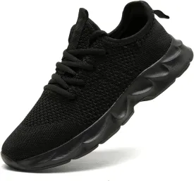 Mens Walking Shoes Slip On Tennis Non Slip Sneakers Outdoor Running Sports Trainers Athletic Sneaker Road Casual Workout Lightweight Shoes