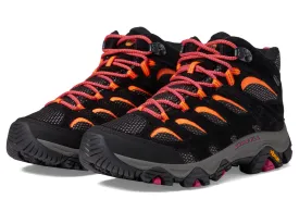 Merrell Moab 3 Mid Waterproof Hiking Boots, Black/Multicolor
