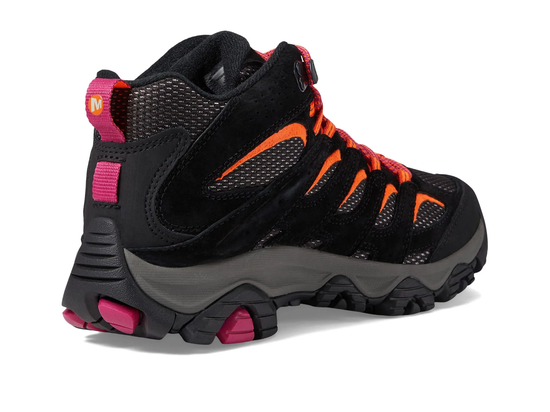 Merrell Moab 3 Mid Waterproof Hiking Boots, Black/Multicolor