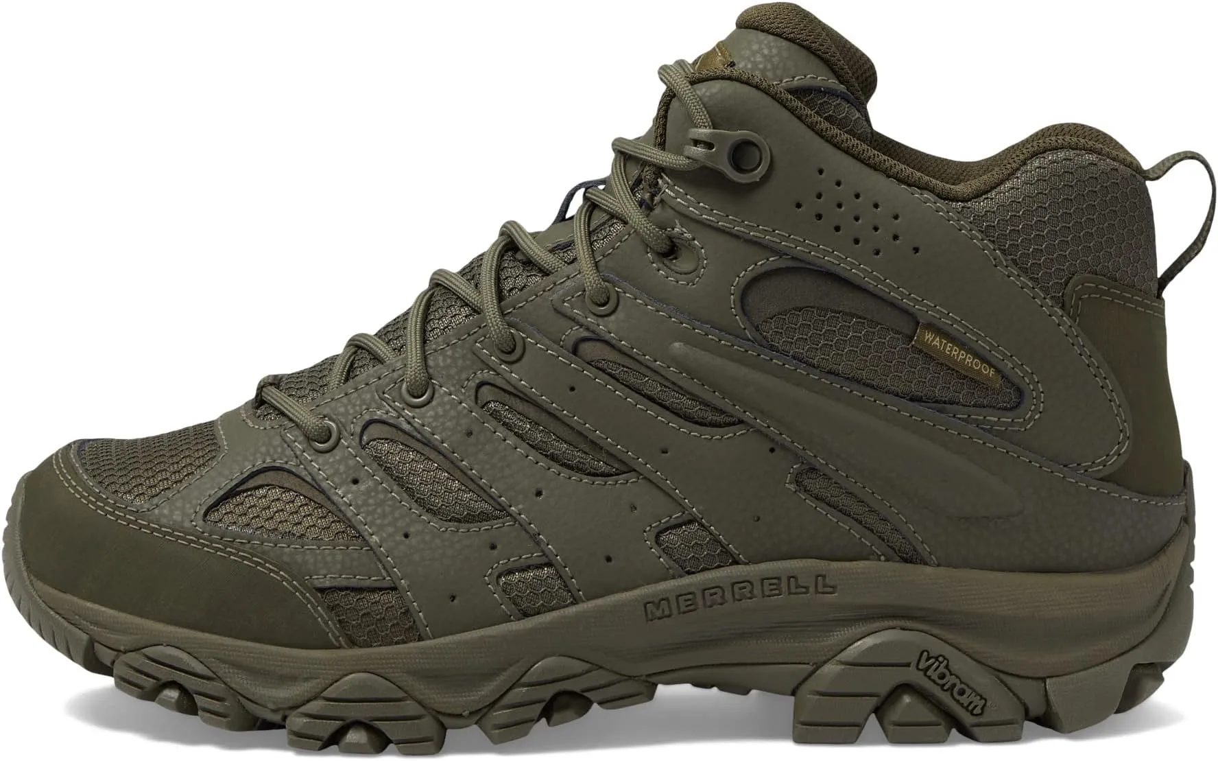 Moab 3 Mid Tactical Wp Merrell Work, Dark Olive