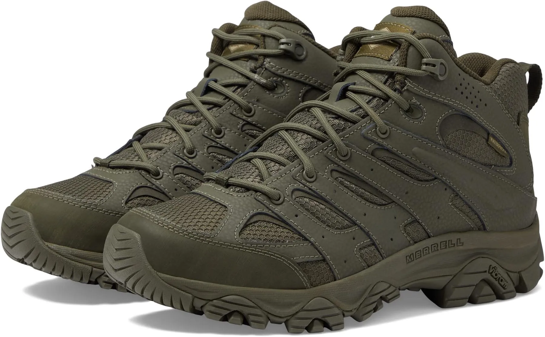 Moab 3 Mid Tactical Wp Merrell Work, Dark Olive