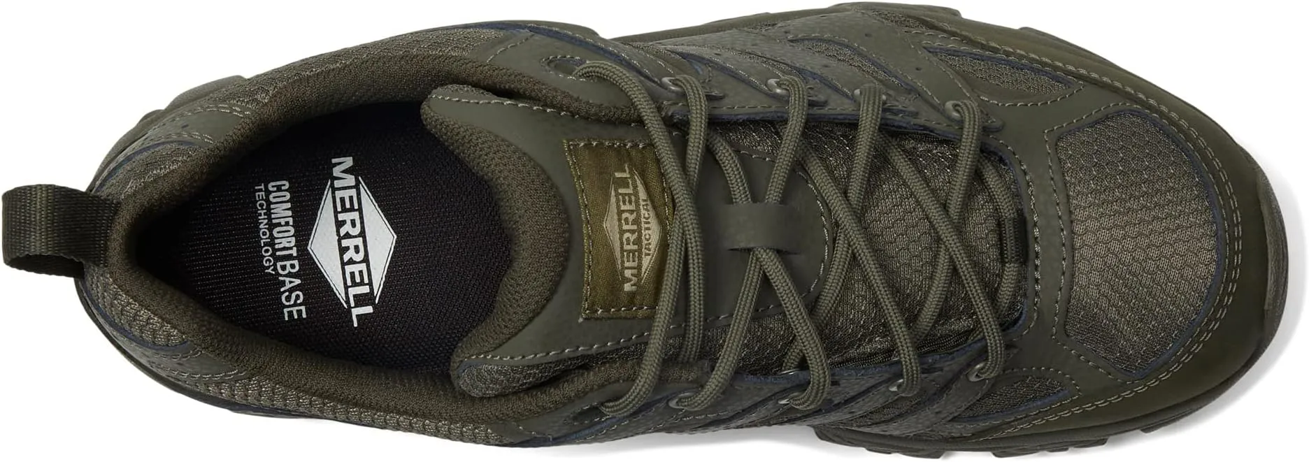 Moab 3 Tactical Merrell Work Shoes, Dark Olive