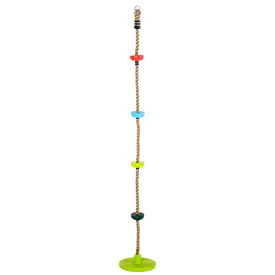 Multicolor Kid Climbing Rope Disc Swings Seat Set with Platforms Outdoor Toys Playset for Playground Backyard