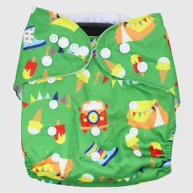 Multicolored Adjustable And Reusable Diaper