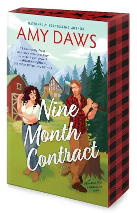 Nine Month Contract: A Hilarious Farming Rom-Com of a Grumpy Mountain Man and the Surrogate for His Child (Mountain Men Matchmaker, 1) Paperback  March 18, 2025