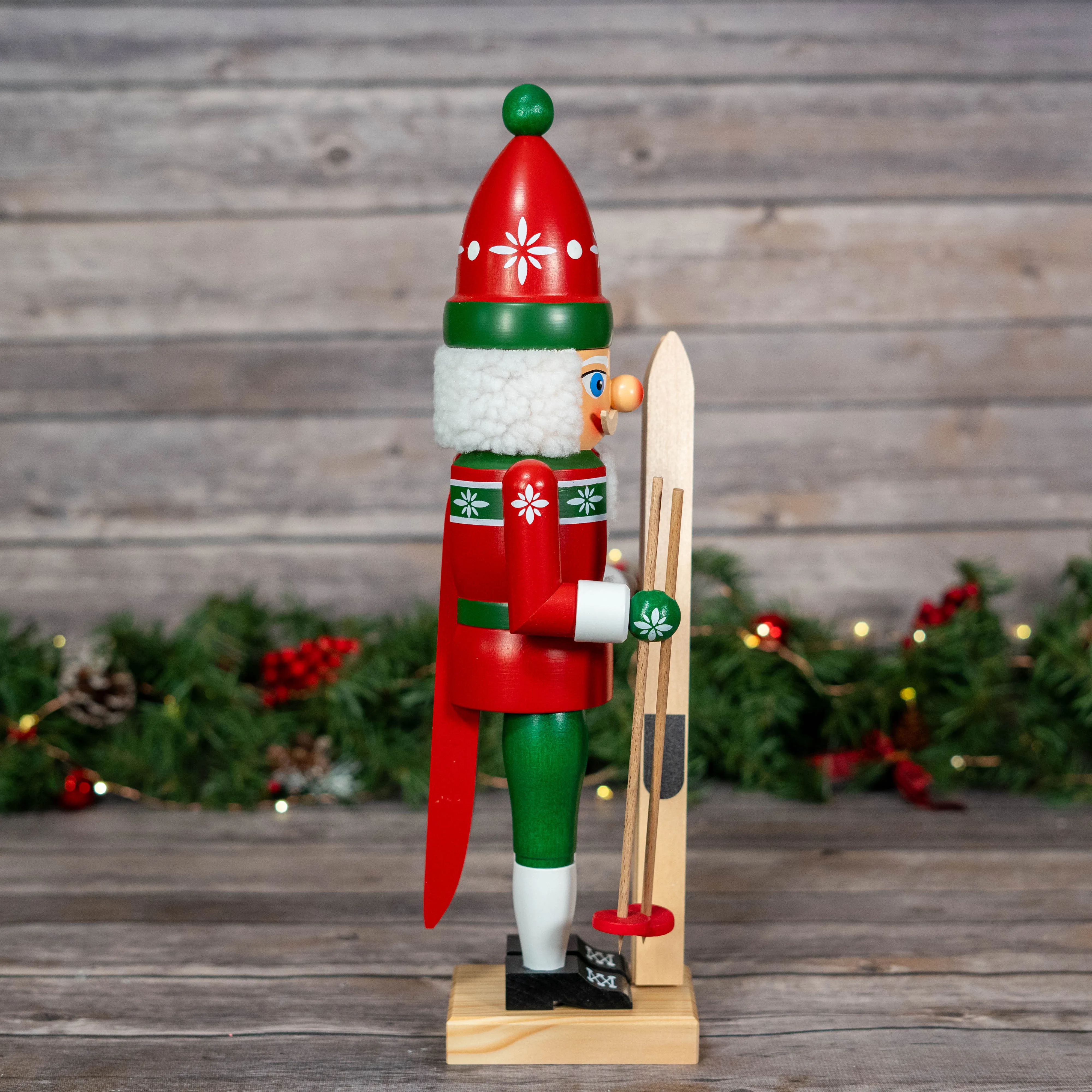 Nutcracker - Skiing Santa