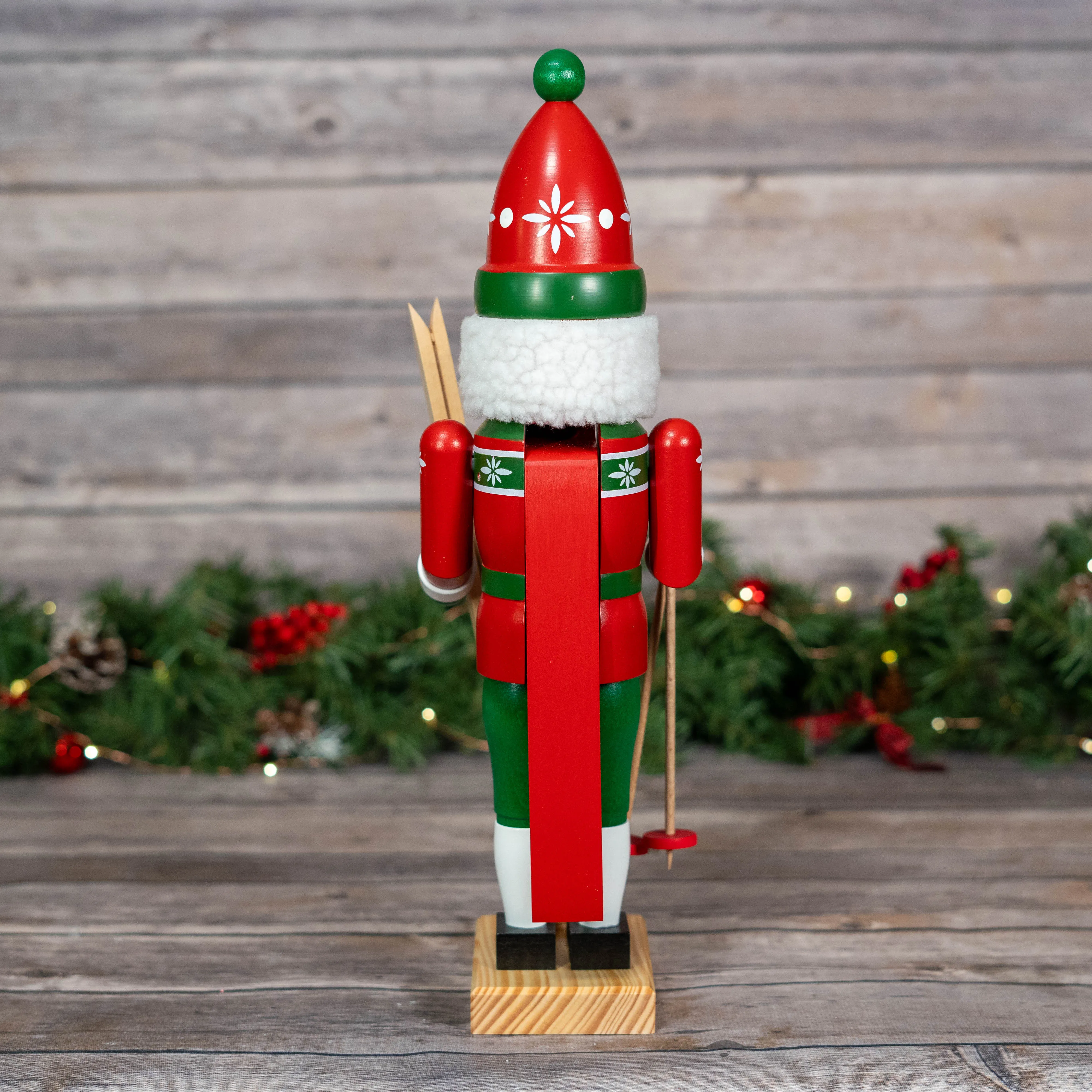 Nutcracker - Skiing Santa