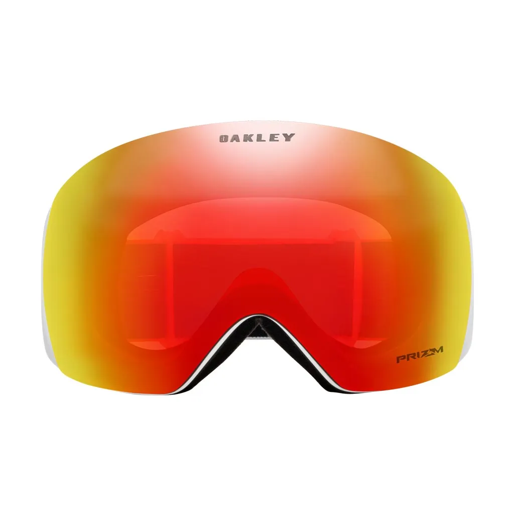 Oakley Flight Deck L Prizm Snow Goggle - Matte White/Torch