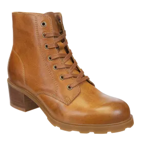 OTBT - ARC in CAMEL LEATHER Heeled Ankle Boots