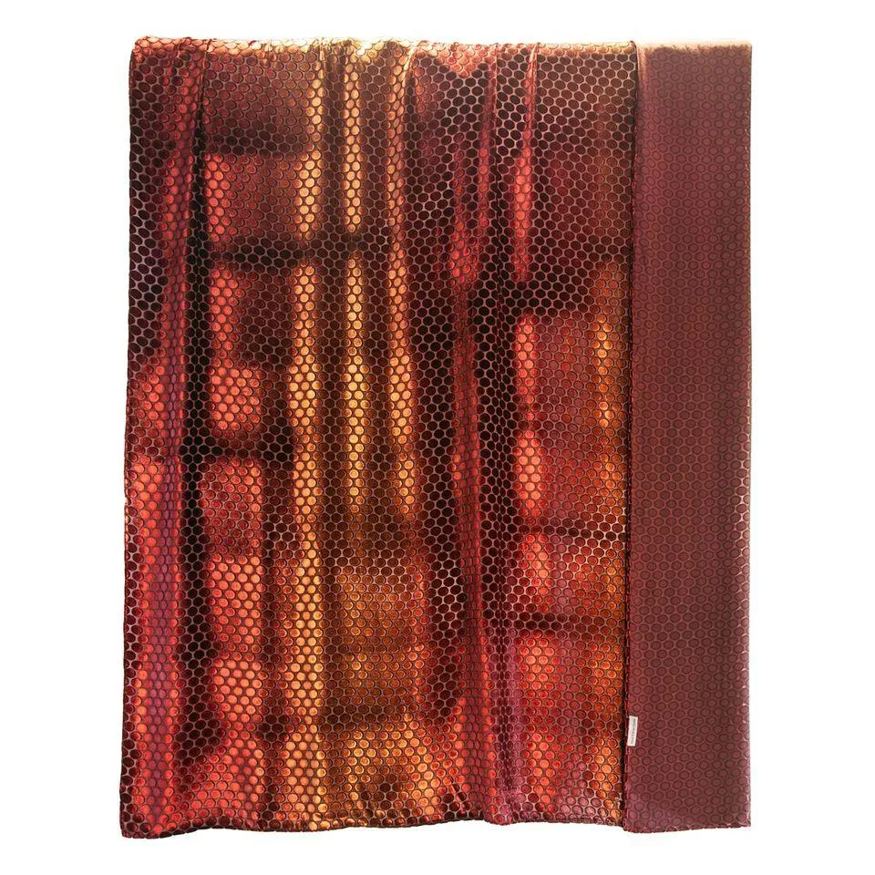 Paprika Dots Velvet Throw by Kevin O'Brien Studio