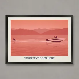Personalised Wakeboarding Print