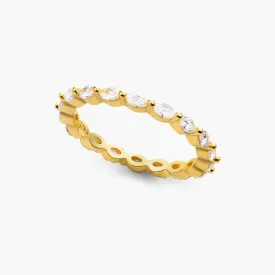 Petite Side Marquise Band
